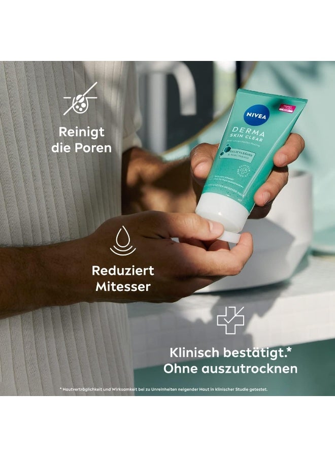 Nivea Derma Skin Clear Face and Body Scrub Blemished Skin 150 ml - Image 2